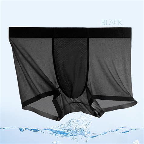 Underwear Panties Manufacturers Men Boxer Shorts Sexy Transparent Lingerie Men Lingerie And