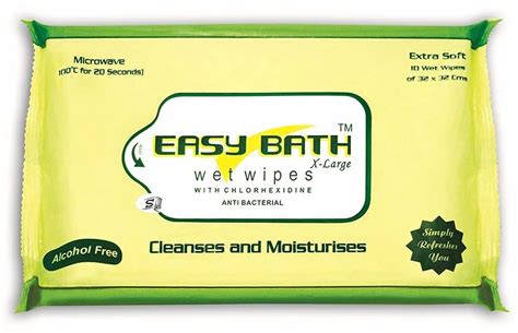 Neutral Adult Easy Bath Wet Wipes Packet Packaging Size 3232 Cm At