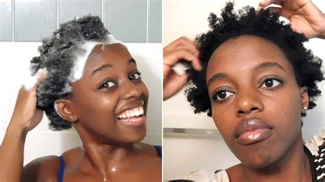 Full Wash Day Routine On Short TWA 4C Natural Hair YouTube