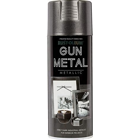 Rust Oleum Metallic Gun Metal Spray Paint Ml Eakers Diy