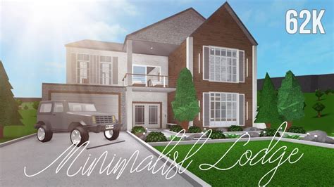 Two Story Modern Family House Bloxburg