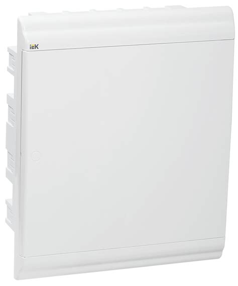 Бокс ЩРВ-П-24 модуля встраиваемый пластик IP41 PRIME белая дверь IEK по ...