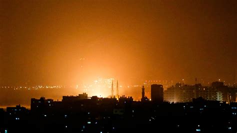 Israel Strikes After Rockets Are Fired From Gaza To Tel Aviv The New