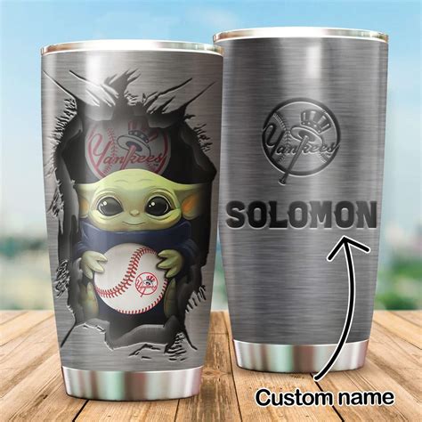 Custom Your Name New York Yankees Tumbler Cup Fo Mlbtrends