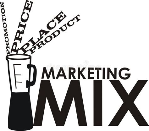 Marketing mix stock illustration. Illustration of place - 36438346