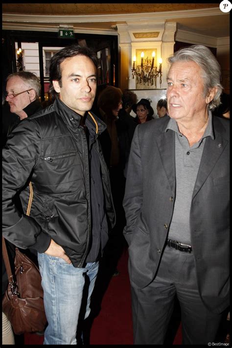 Exclusif Anthony Delon et son père Alain Delon à Paris le 31 mai 2010