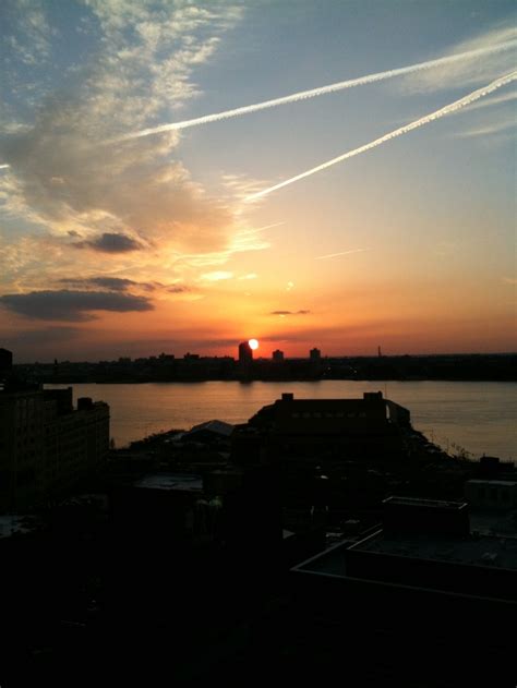 Hudson River Sunset. NYC