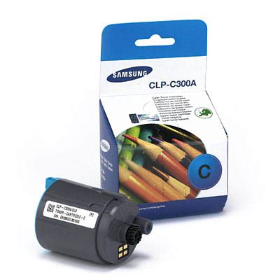 Samsung CLP-C300A картридж голубой совместимый (аналог) и оригинальный ...