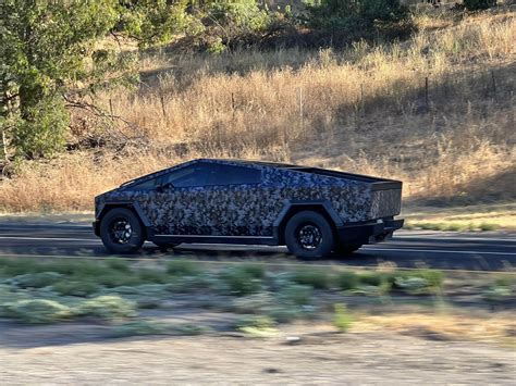 The New Camo Wrap For The Tesla Cybertruck Is A Conversation Starter