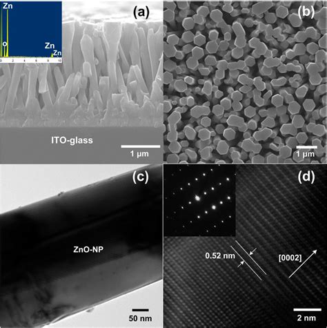 A Cross Sectional And B Top View Sem Image Of The Asgrown