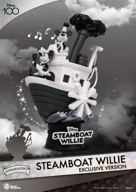 Nov238045 Steamboat Willie Ds 017ex D Stage Ser 6in Statue Exc Ver