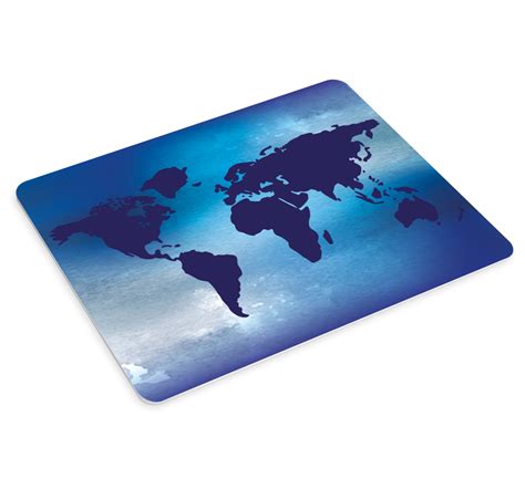 синий тематический коврик для мыши с картой - TenStickers