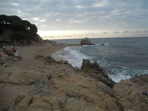 Playa La Roca Grossa En Sant Pol De Mar Barcelona