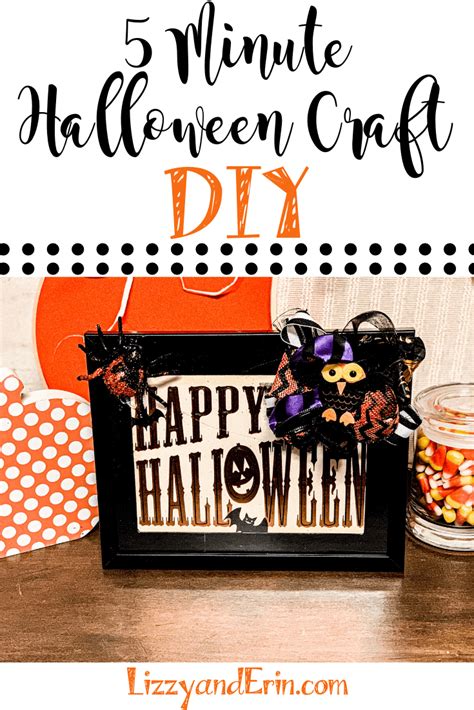 5 Minute Halloween Craft DIY – Lizzy & Erin