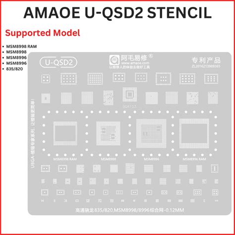 AMAOE U QSD2 STENCIL AKINFOTOOLS