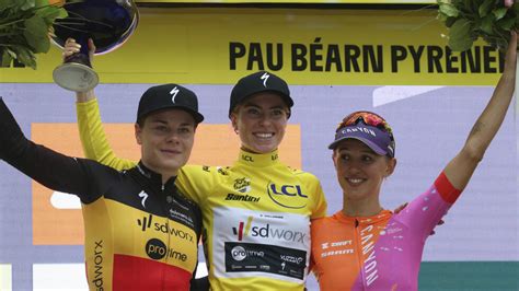 Vollering Hails Teammates For Victory In Women S Tour De France