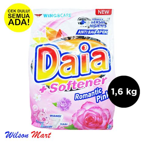 Daia Romantic Pink Gram Kg Deterjen Detergent Dan Softener