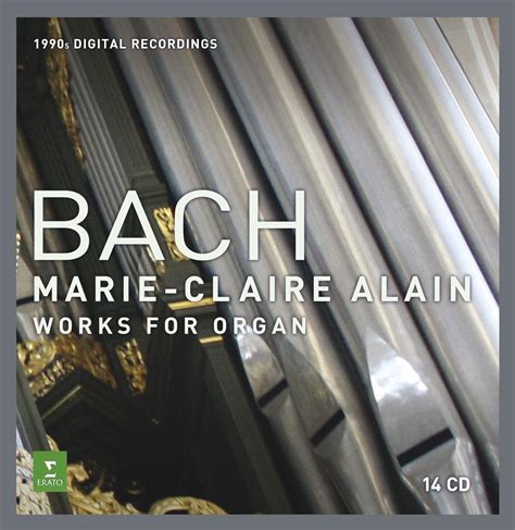 Marie Claire Alain Bach Complete Organ Works Amazon Nl Muziek