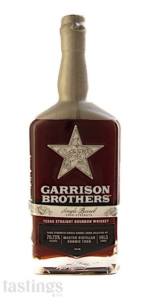 Garrison Brothers 3 Year Old Single Barrel Cask Strength Texas Straight Bourbon Whiskey Usa