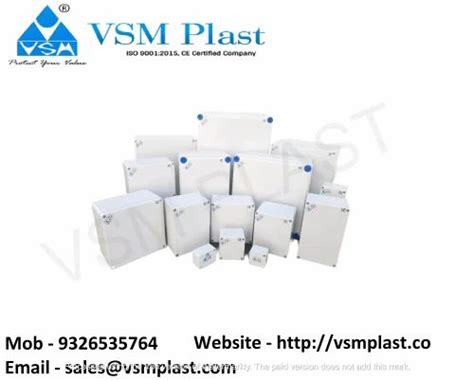 Junction Box Rectangular Ppc Series Polyester Weatherproof Enclosures