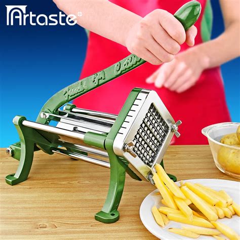 Home Use Potato Chips Cutter Hand Operate Potato Fry Chips Cutting