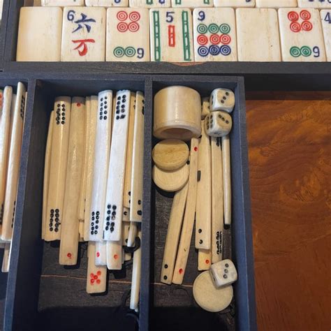 Antique Mahjong Set Chairish