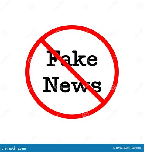 A Logo Design about Fake News, Fake News Logo Stock Illustration ...