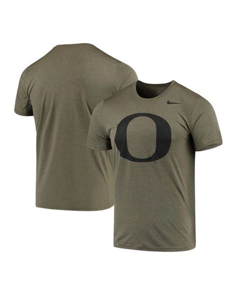 Nike Synthetic Olive Oregon Ducks Tonal Logo Legend Performance T Shirt