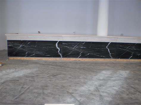 Travertino Romano Nero Marquina Karat Kamini