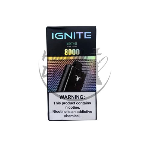 IGNITE V80 Menthol Pod Descartável 8000 puffs Hookah Dream