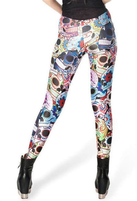 Day Of The Dead Leggings L7884