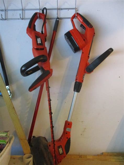 Electric Black And Decker Trimmer And Battery Operated Weed Eater