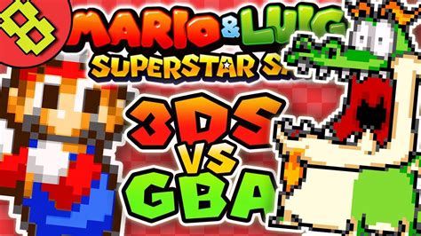 Let S Play Mario And Luigi Superstar Saga 3DS Remake Vs GBA Original