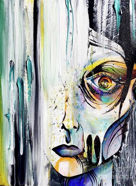 Melting Face Painting By Jenna Butt Pixels