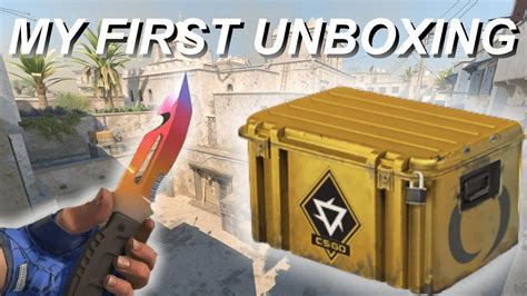 My First Ever CSGO Case Unboxing YouTube