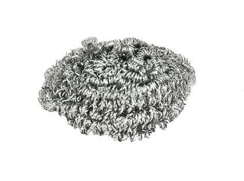 Steel Wool Dishwashing On A White Background Stock Photo Image Of