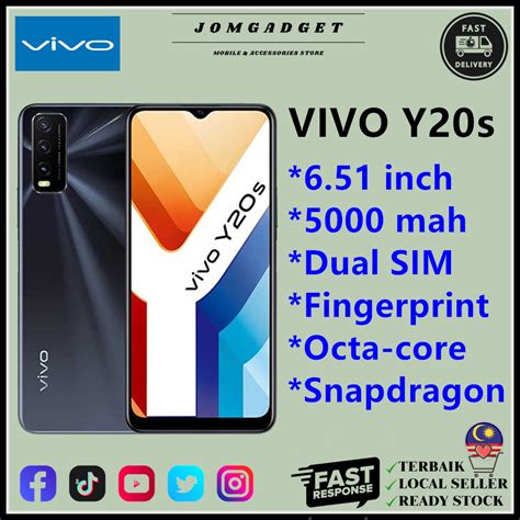 VIVO Y20s 8GB RAM 256GB ROM 6 51 13MP 5000mAh FREE FULLSET 1