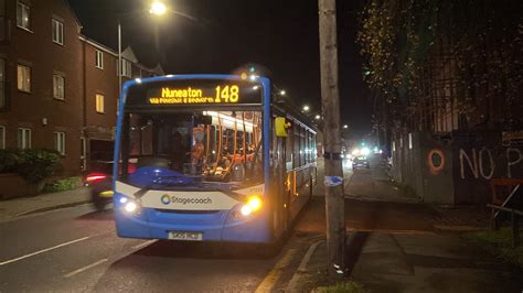 Beast Stagecoach Midlands Sk Hcd Route From Bedworth To