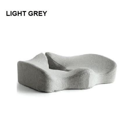 Light Grey Memory Foam Seat Cushion Healthy Living Hub