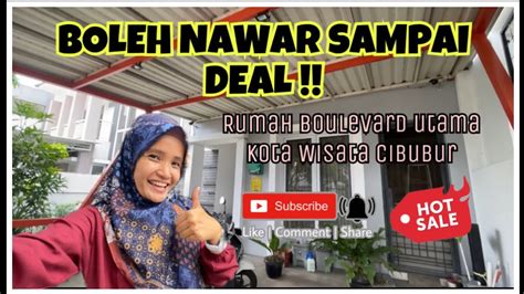 SOLD BARU ADA SEKARANG NEGO SAMPAI DEAL Rumah BOULEVARD UTAMA KOTA