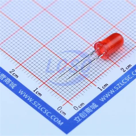 333 2surd S530 A3 Everlight Elec Optoelectronics 20ma 200mcd Red Lens