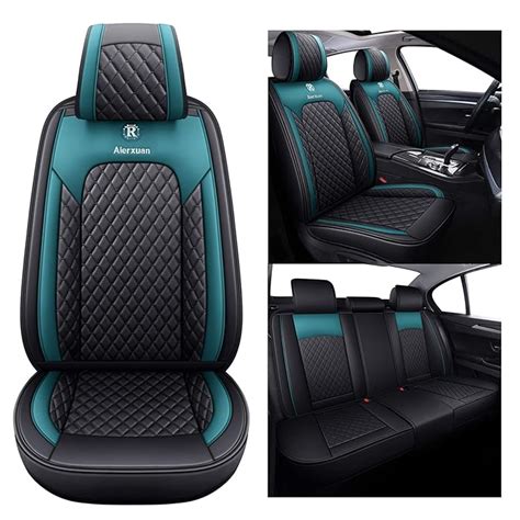 Buy Aierxuan 5 Car Seat Covers Full Set Leather Waterproof Seat Cushion