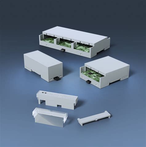 Compact Enclosure Modulbox XTS Italtronic For DIN Rail Modular