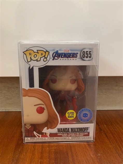Funko Pop Marvel Wanda Maximoff Pop In A Box Sticker Hobbies And Toys