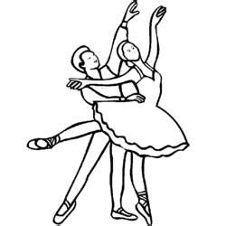 Coloriages Danseur Danseuse M Tiers Et Professions Dessins