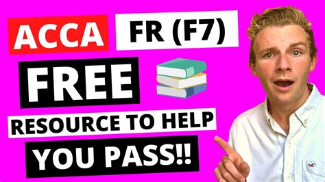 ⭐️ How To Pass Acca Fr F7 Free Resource To Help You Pass ⭐️ Acca