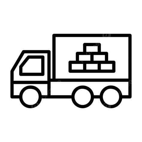 Cargo Line Icon Vector Cargo Icon Cargo Crate Png And Vector With