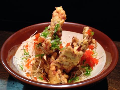 Soft Shell Crab With Ponzu Sause Yummy Appetizers Fusion Food Food