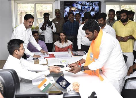 Bjp Tamil Nadu State Chief Annamalai Files Nomination To Contest From Coimbatore