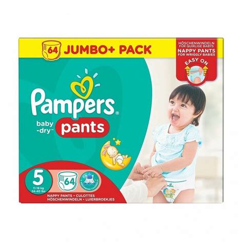 Pampers Baby Dry Luierbroekjes Maat 5 64 Luiers Baaslevert